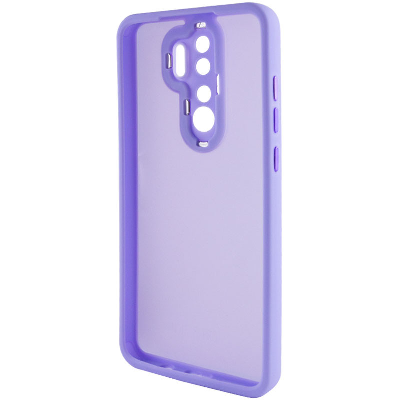 Фото TPU+PC чехол Accent для Xiaomi Redmi Note 8 Pro (White / Purple) в магазине vchehle.ua