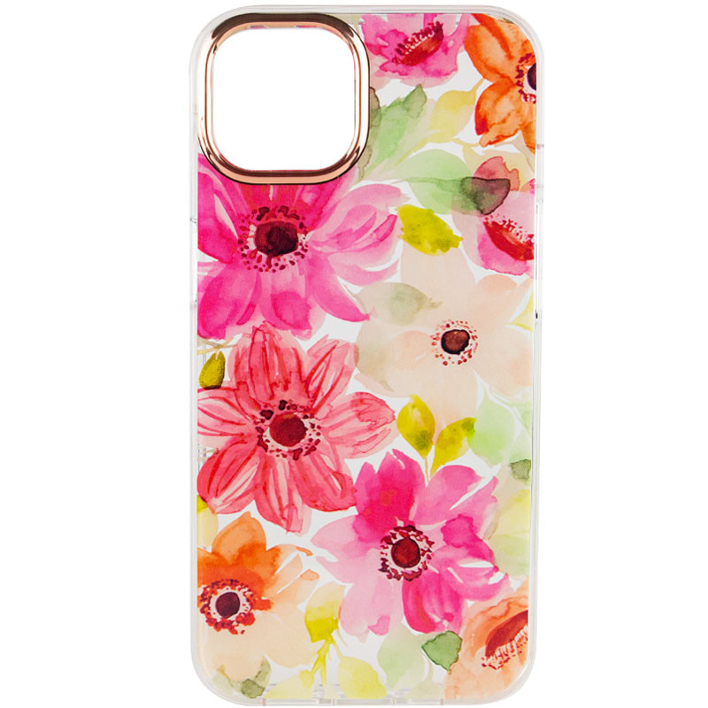 TPU+PC чохол Flowers на Apple iPhone 12 Pro Max (6.7") (Paint bloom)