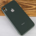 Фото TPU чехол Matte LOGO для Apple iPhone XR (6.1") (Зеленый / Dark Green) на vchehle.ua