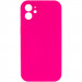 Silicone Case Square Full Camera Protective (AA) NOLOGO для Apple iPhone 11 (6.1") (Розовый / Barbie pink)