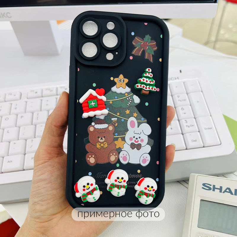 Фото Чехол TPU Christmas Toys для Samsung Galaxy A05 (Black) на vchehle.ua