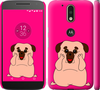 

Чохол Веселий мопс для Motorola Moto G4 / G4 Plus 928687