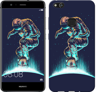 

Чехол Космонавт на скейтборде для Huawei P10 Lite 651740