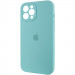 Фото Чехол Silicone Case Full Camera Protective (AA) для Apple iPhone 12 Pro (6.1") (Бирюзовый / Marine Green) в магазине vchehle.ua