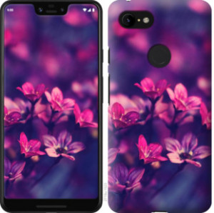 Чехол Пурпурные цветы для Google Pixel 3a XL
