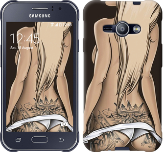 

Чехол Девушка с татуировкой для Samsung Galaxy J1 Ace J110H 644163
