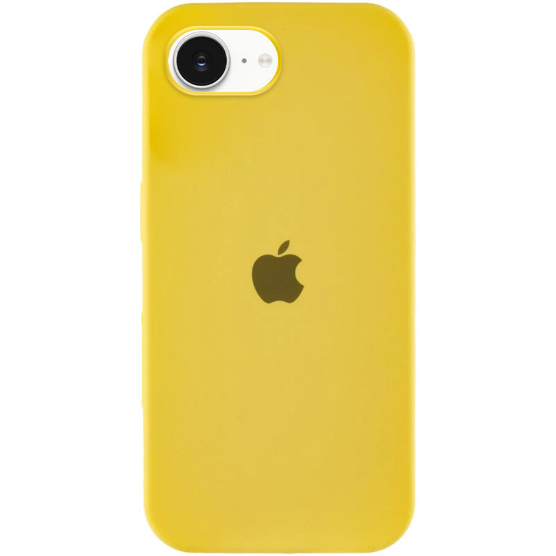 Чехол Silicone Case Full Protective (AA) для Apple iPhone 16e (6.1") (Желтый / Yellow)