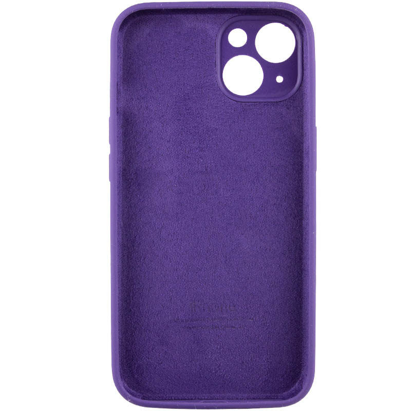 Чехол Silicone Case Full Camera Protective (AA) для Apple iPhone 15 (6.1") (Фиолетовый / Amethyst) в магазине vchehle.ua