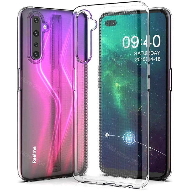 TPU чохол Epic Transparent 1,5mm на Realme 6 Pro (Прозорий (прозорий))