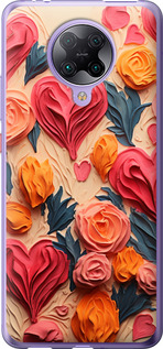

Чехол Сердечки 3 для Xiaomi Redmi K30 Pro 1645349