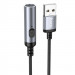 Фото Портативний прикурювач запальничка Hoco UA30 USB. (Black) в маназині vchehle.ua