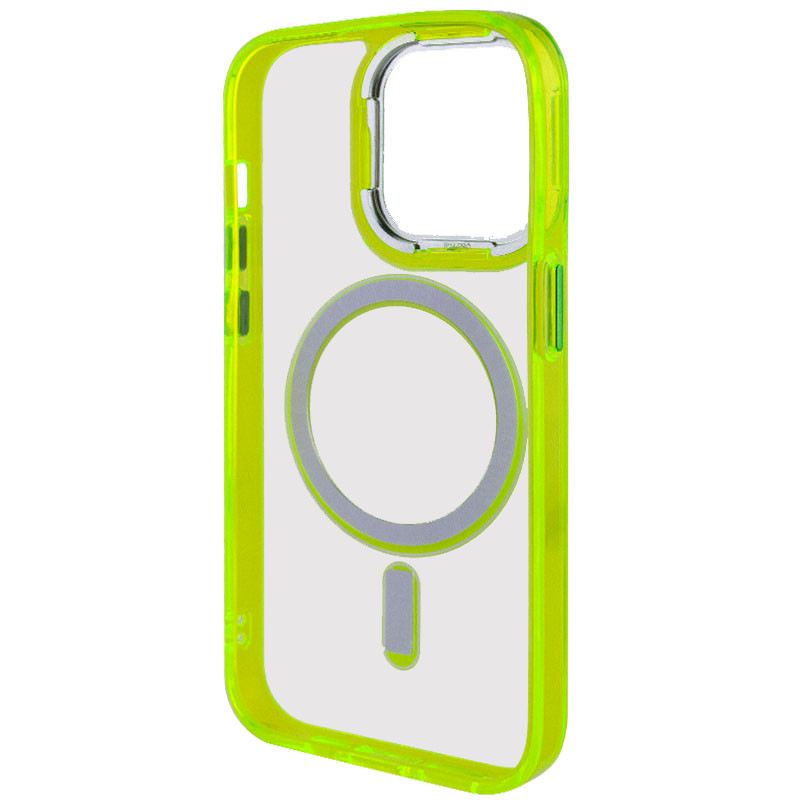Чехол TPU Iris with Magnetic safe для Apple iPhone 14 Pro (6.1") (Желтый) в магазине vchehle.ua