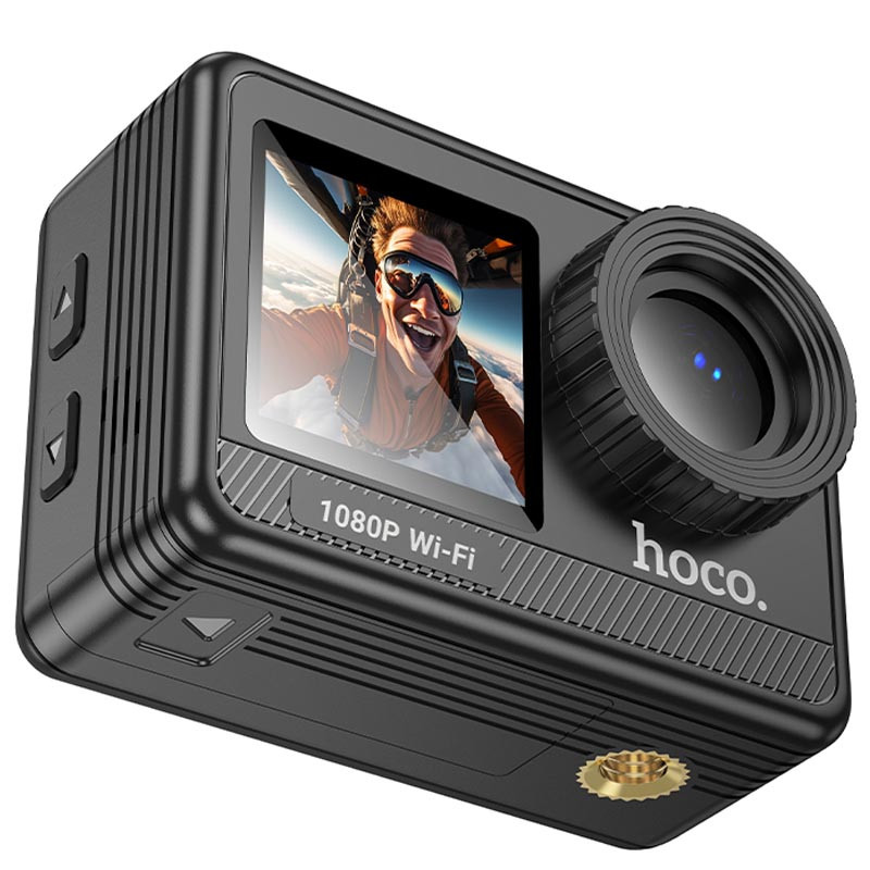 Фото Экшн-камера Hoco DV103 Dual color screen sports camera (Black) на vchehle.ua