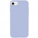 Чехол Silicone Case Full Protective (AA) NO LOGO для Apple iPhone SE (2020) (Голубой / Lilac Blue)