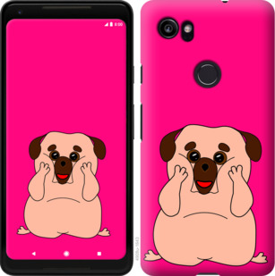 

Чохол Веселий мопс на Google PixeL 2 XL 933599