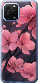 Чохол Пурпурна сакура на Huawei Nova Y61