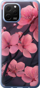 Чохол Пурпурна сакура на Huawei Nova Y61