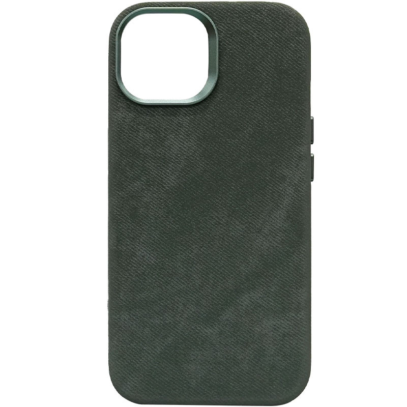 Чехол Denim with Magnetic safe для Apple iPhone 14 Pro Max (6.7") (Pine needle)