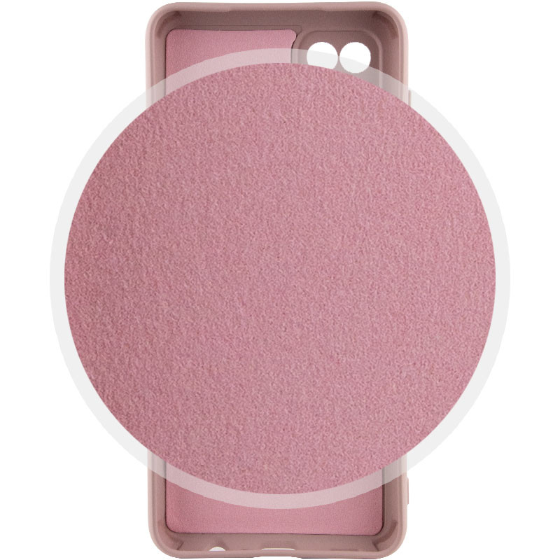 Фото Чохол TPU GETMAN Liquid Silk на Samsung Galaxy A12 (Рожевий / Pink Sand) в маназині vchehle.ua