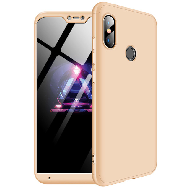 

Пластиковая накладка GKK LikGus 360 градусов для Xiaomi Redmi Note 6 Pro (Золотой) 663171