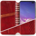 Фото Кожаный чехол книжка GETMAN Cubic (PU) для Xiaomi Redmi Note 10 / Note 10s (Красный) в магазине vchehle.ua