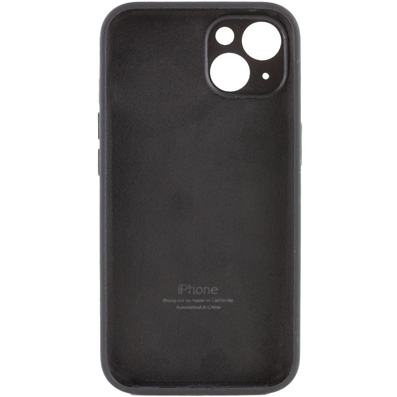 Фото Чехол Silicone Case Full Camera Protective (AA) для Apple iPhone 14 Plus (6.7") (Черный / Black) на vchehle.ua