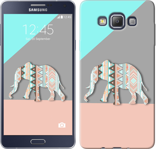 

Чехол Узорчатый слон для Samsung Galaxy A7 A700H 224546