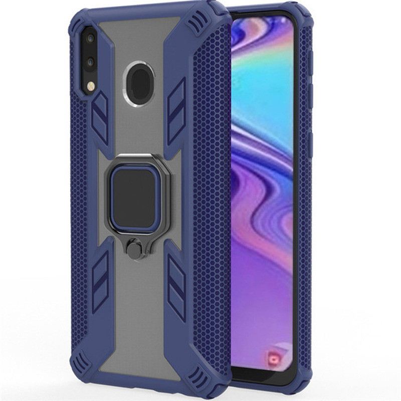 

Ударостійкий чохол Combo Ring for Magnet для Samsung Galaxy A30 (Синій) 715255