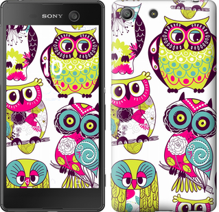 

Чехол Совы для Sony Xperia M5 621149