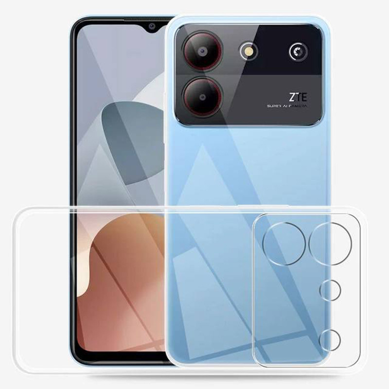 Фото TPU чохол Epic Transparent 1,5mm Full Camera на ZTE Blade A54 4G (Безбарвний (прозорий)) в маназині vchehle.ua