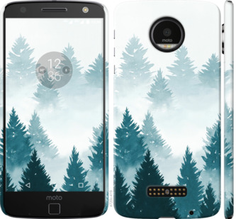 

Чохол Акварельні Ялинки на Motorola MOTO Z 862895
