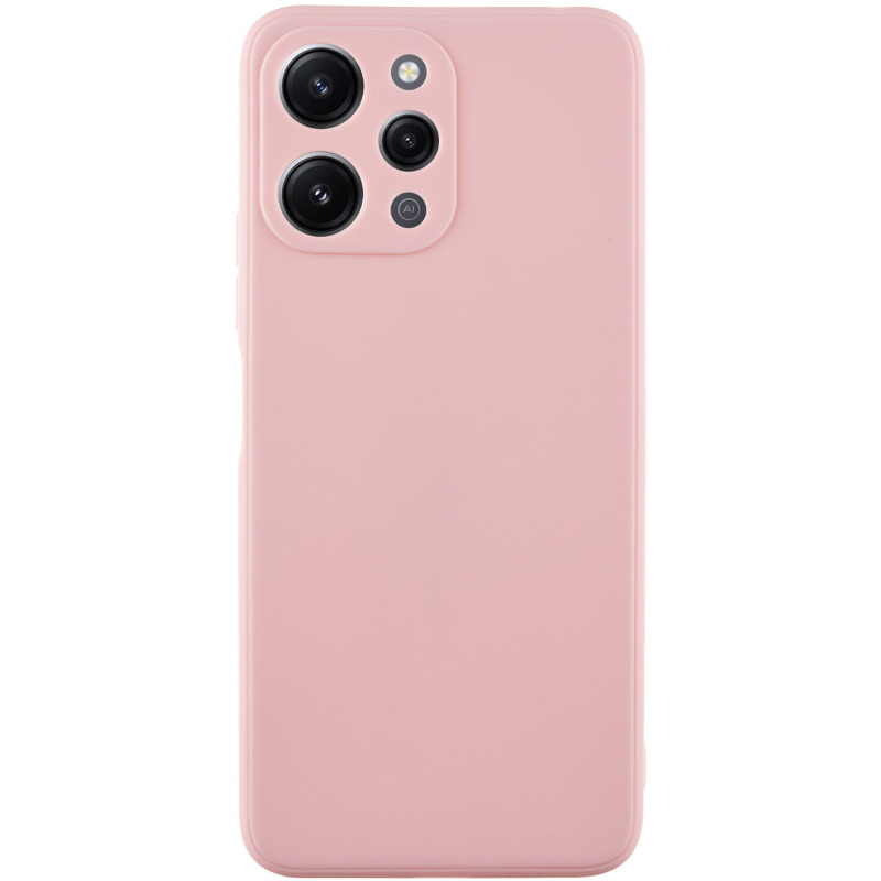 Силиконовый чехол Candy Full Camera для Xiaomi Redmi 12 (Розовый / Pink Sand)