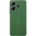 Чехол TPU GETMAN Liquid Silk Full Camera для Xiaomi Redmi Note 14 5G (Зеленый / Dark green)