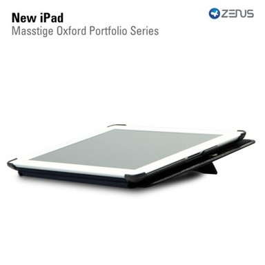 Кожаный чехол (2 цвета) Zenus Masstige Oxford Portfolio  Series для New iPad 3 / iPad 2