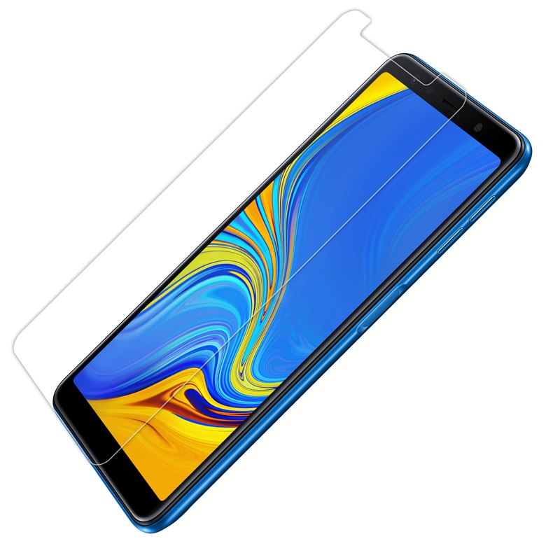 Защитная пленка Nillkin Crystal для Samsung A750 Galaxy A7 (2018) (Анти-отпечатки)
