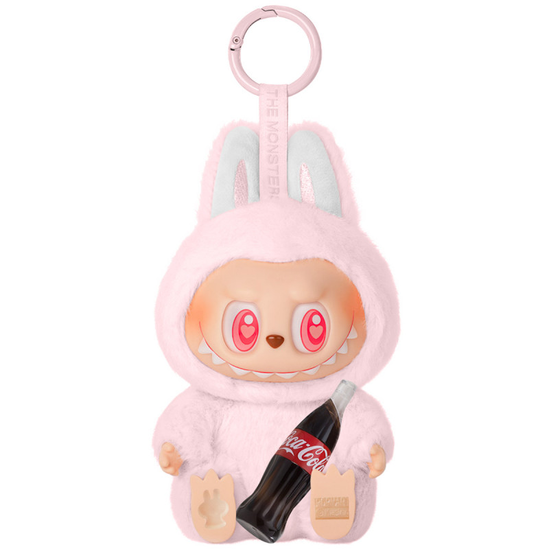 Іграшка - брелок Labubu monsters Pop Mart Big model Cola and Bottle with light and sound (Random color)