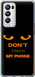 Чохол Don't touch the phone на Oppo Reno5 Pro Plus