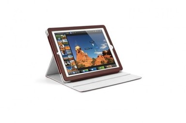 Кожаный чехол (2 цвета) SGP Folio.S Series для New iPad 3 / iPad 2