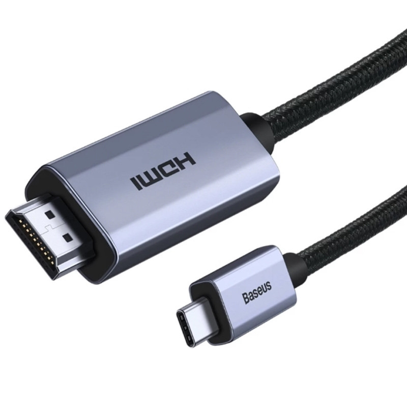 

Дата кабель Baseus HDMI High Definition Series Graphene Type-C To 4KHDMI (1m) (WKGQ) (Black) 1553532
