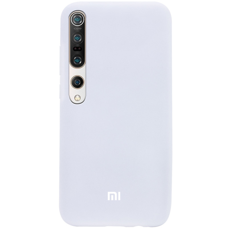 

Чехол Silicone Cover Full Protective (AA) для Xiaomi Mi 10 Pro (Белый / White) 895286