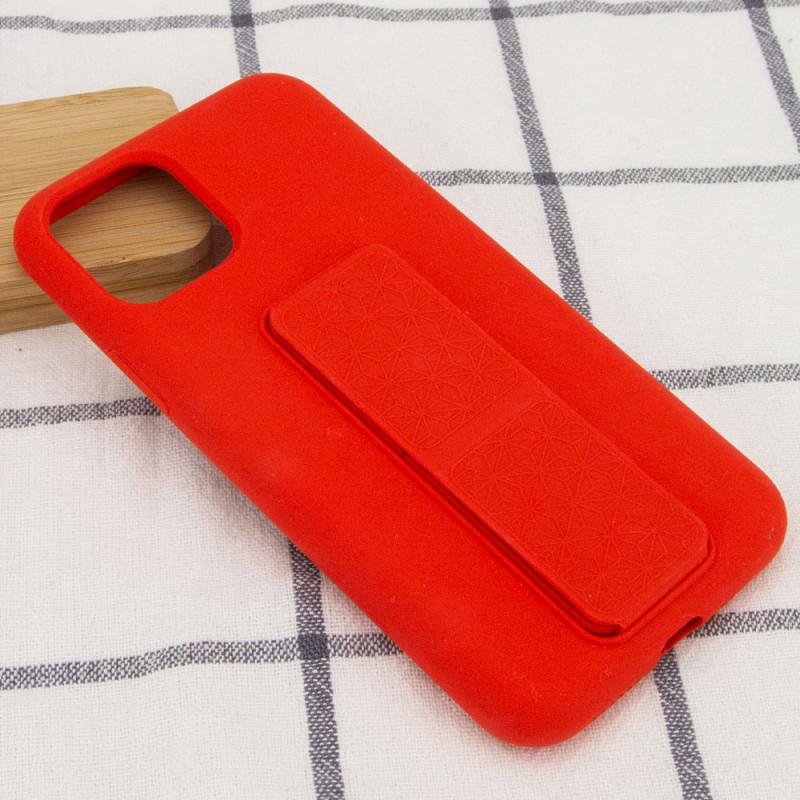 Купить Чехол Silicone Case Hand Holder для Apple iPhone 11 Pro (5.8") (Красный / Red) на vchehle.ua
