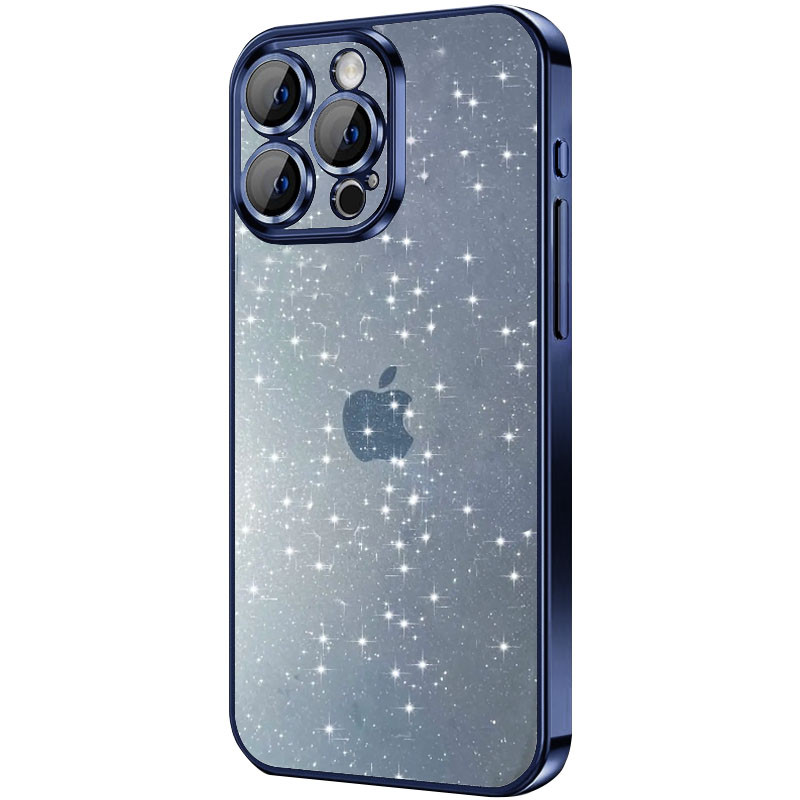 Чехол TPU+PC Glittershine для Apple iPhone 14 Pro Max (6.7") (Dark Blue)