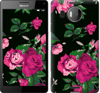 

Чохол Троянди на чорному тлі на Microsoft Lumia 950 XL Dual Sim 547191