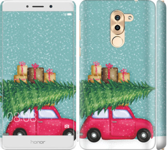 

Чехол Машина с подарками для Huawei Mate 9 Lite 867715