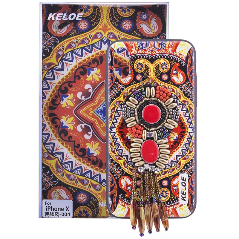 

TPU+PC чохол "Keloe" National Style для iPhone X (5.8") (Візерунок 004) 478194