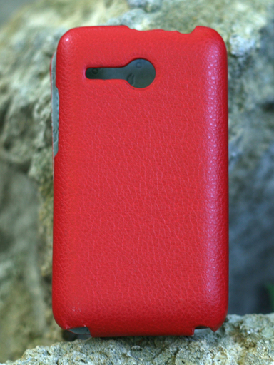 Фото Кожаный чехол PU Melkco (JT) для Lenovo A316i (Красный) на vchehle.ua