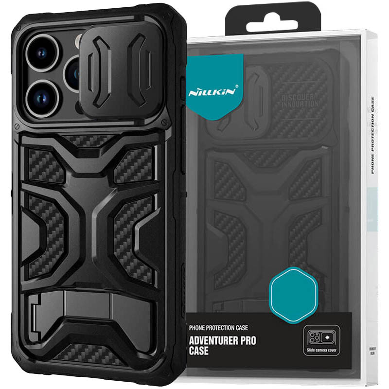 TPU+PC чохол Nillkin CamShield Adventurer Pro (шторка на камеру) на Apple iPhone 14 Pro (6.1")