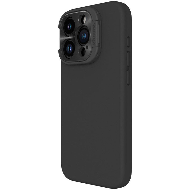 Фото Чохол Silicone Nillkin LensWing Prop Magnetic на Apple iPhone 16 Pro (6.3") (Чорний / Black) в маназині vchehle.ua