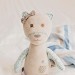 Детская интерактивная игрушка MyHummy с белым шумом Мишка Девочка Коричневая в магазине vchehle.ua