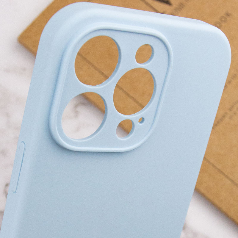 Замовити Чохол Silicone Case Full Camera Protective (AA) NO LOGO на Apple iPhone 15 Pro (6.1") (Блакитний / Sweet Blue) на vchehle.ua